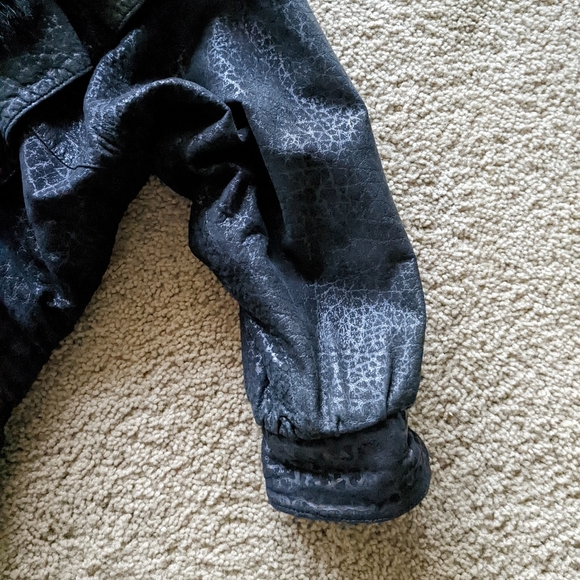 J. Percy for Marvin Richards 1980's Leather/Fur Bomber Jacket sz M - Picture 8 of 10